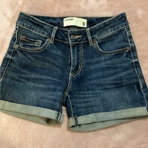 Garage denim shorts